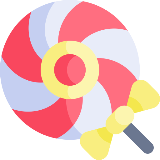 사탕 과자 Kawaii Flat icon