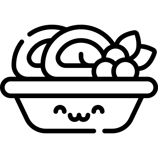 ciasto rolowane Kawaii Lineal ikona