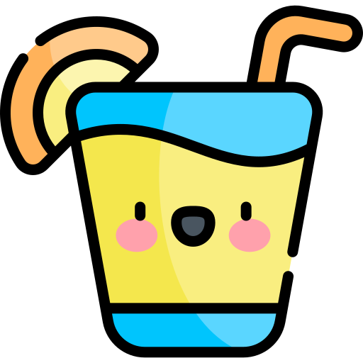 Juice Kawaii Lineal color icon