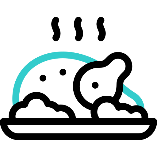 七面鳥の丸焼き Basic Accent Outline icon