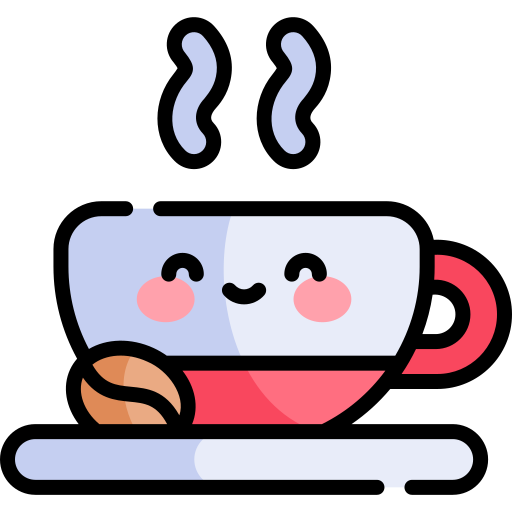 kaffeetasse Kawaii Lineal color icon