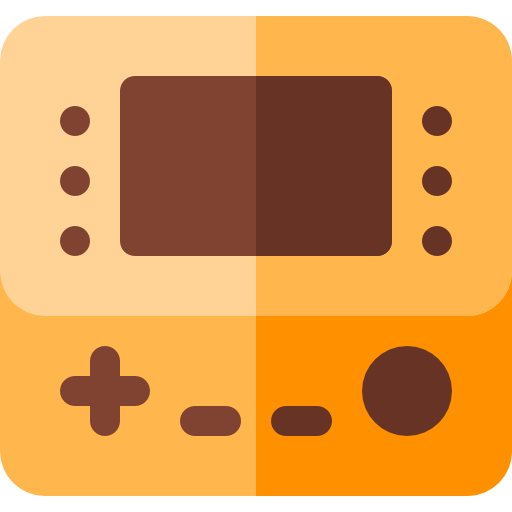 consola de juego Basic Rounded Flat icono
