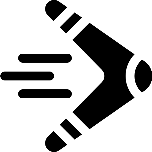 부메랑 Basic Rounded Filled icon