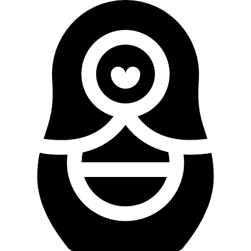 matroschka Basic Rounded Filled icon
