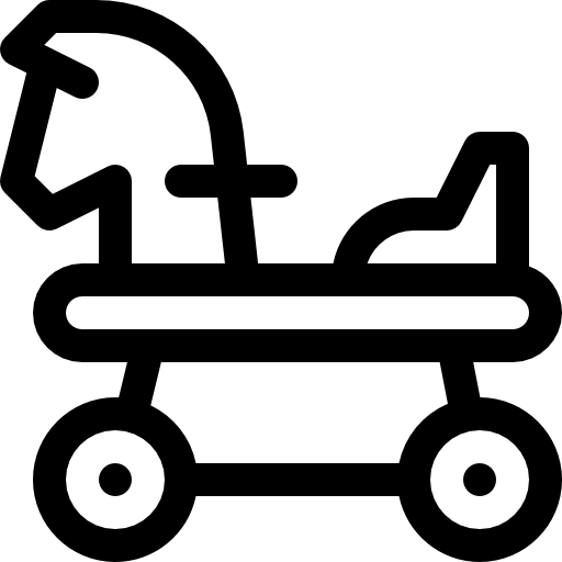 zabawka z koniem Basic Rounded Lineal ikona