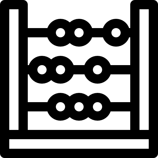 abaco Basic Rounded Lineal icona