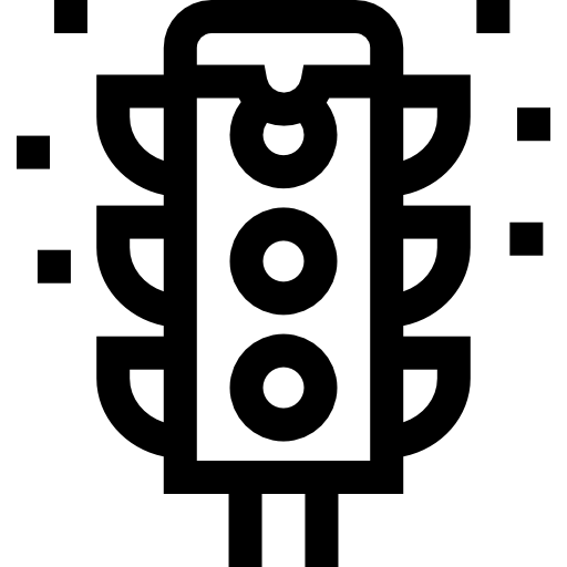 feu de circulation Basic Straight Lineal Icône