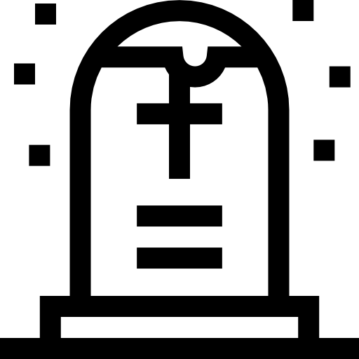 묘비 Basic Straight Lineal icon