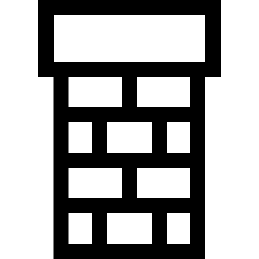 chimenea Basic Straight Lineal icono