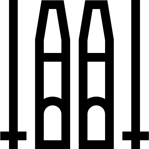 narty Basic Straight Lineal ikona
