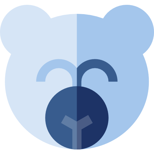 oso polar Basic Straight Flat icono