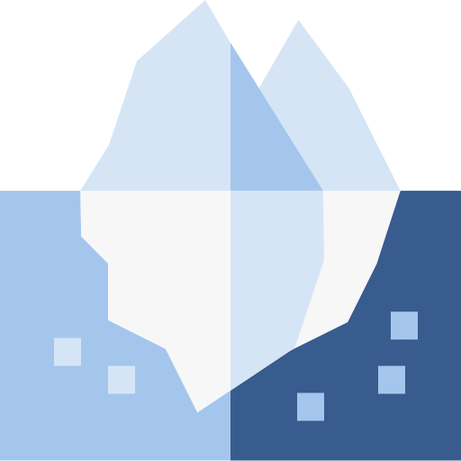 Iceberg Basic Straight Flat icon