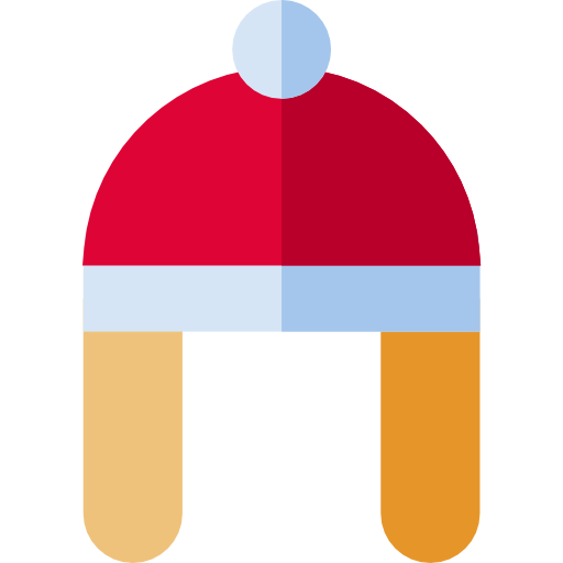 Winter hat Basic Straight Flat icon