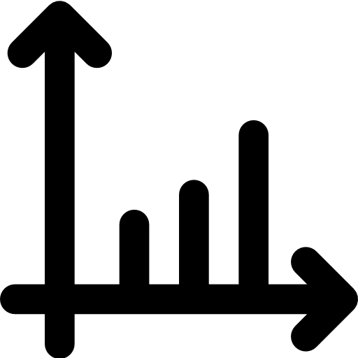 Bar chart bqlqn Lineal icon