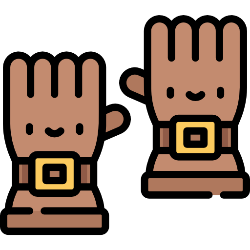 handschuhe Kawaii Lineal color icon