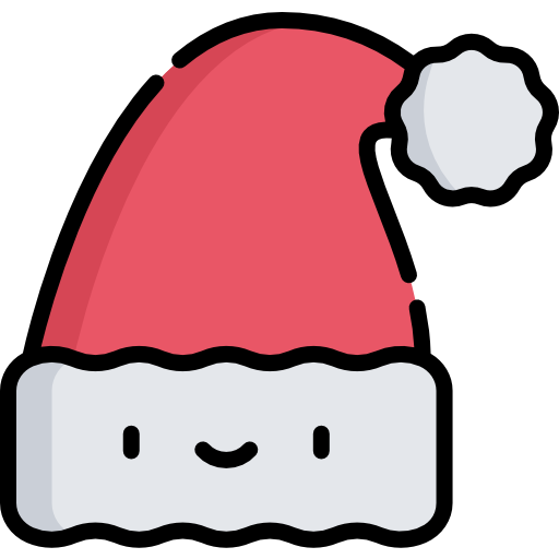 weihnachtsmütze Kawaii Lineal color icon