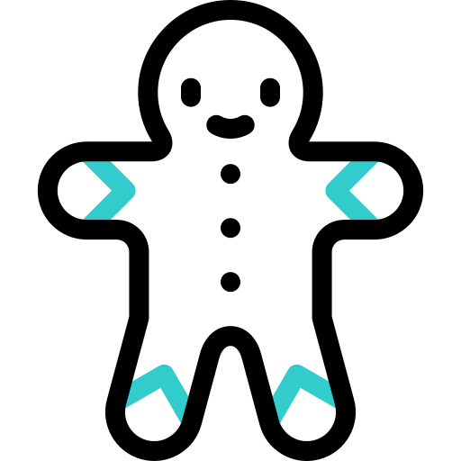 ジンジャーブレッドマン Basic Accent Outline icon