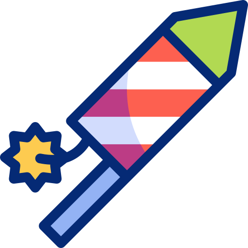 feuerwerk Basic Accent Lineal Color icon