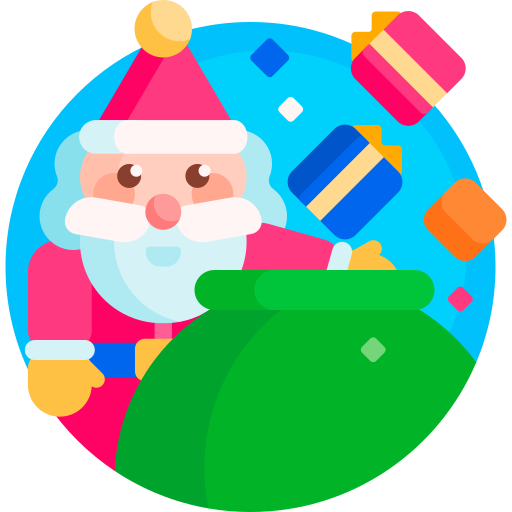 Santa claus Detailed Flat Circular Flat icon