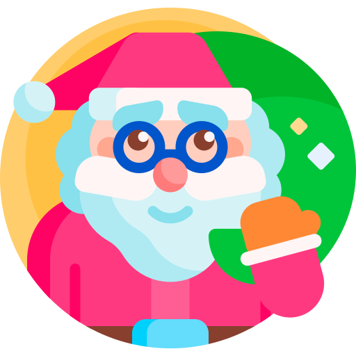 kerstman Detailed Flat Circular Flat icoon