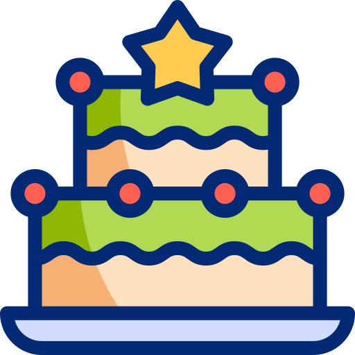 Cake Basic Accent Lineal Color icon