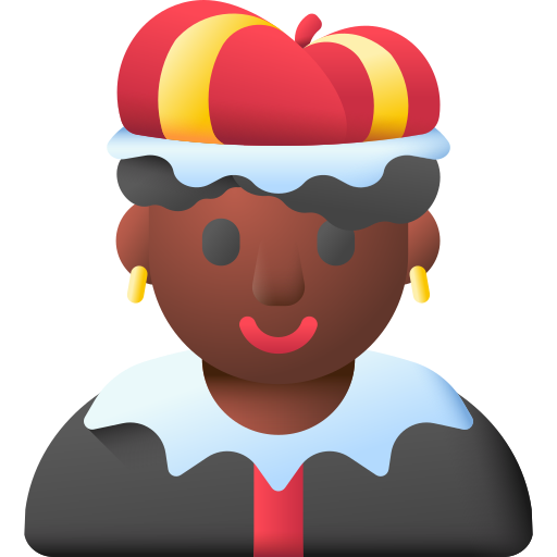 Black pete 3D Color icon
