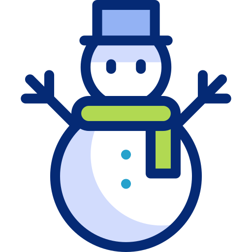 muñeco de nieve Basic Accent Lineal Color icono