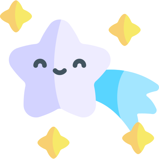 Star Kawaii Flat icon