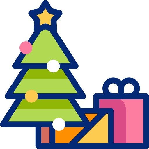 クリスマスツリー Basic Accent Lineal Color icon
