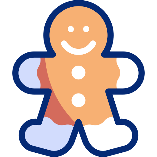 Christmas cookie Basic Accent Lineal Color icon