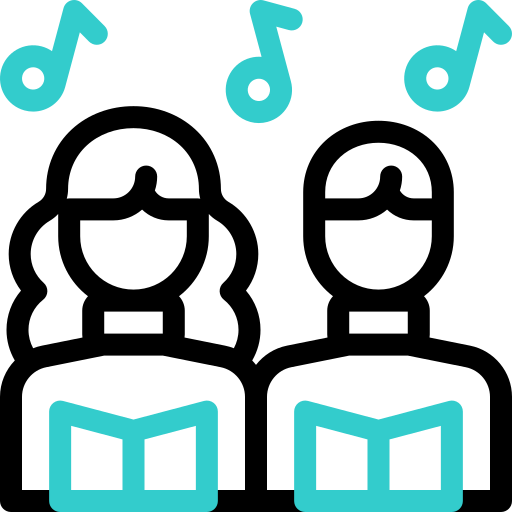 Choir Basic Accent Outline icon