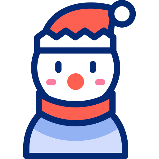 Snowman Basic Accent Lineal Color icon