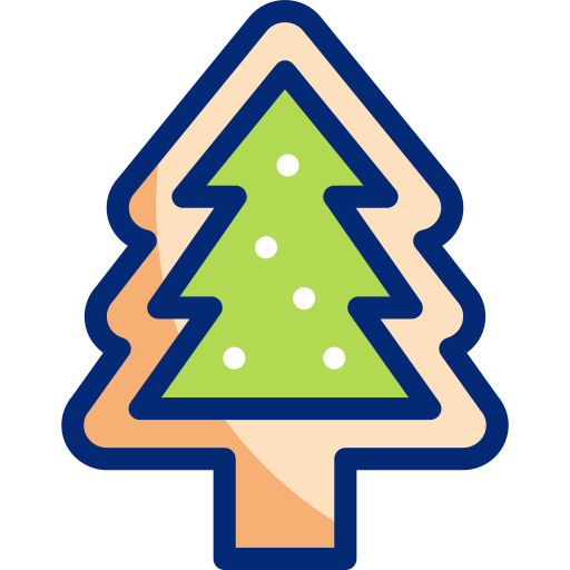 Christmas cookie Basic Accent Lineal Color icon