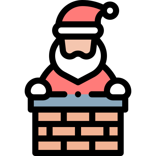 Santa claus Detailed Rounded Lineal color icon