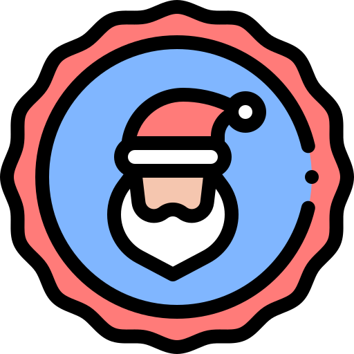 Badge Detailed Rounded Lineal color icon