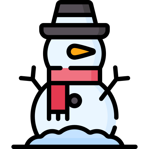 雪だるま Special Lineal color icon