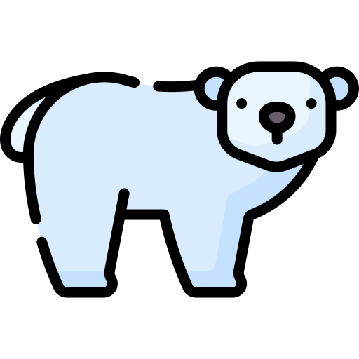 niedźwiedź polarny Special Lineal color ikona