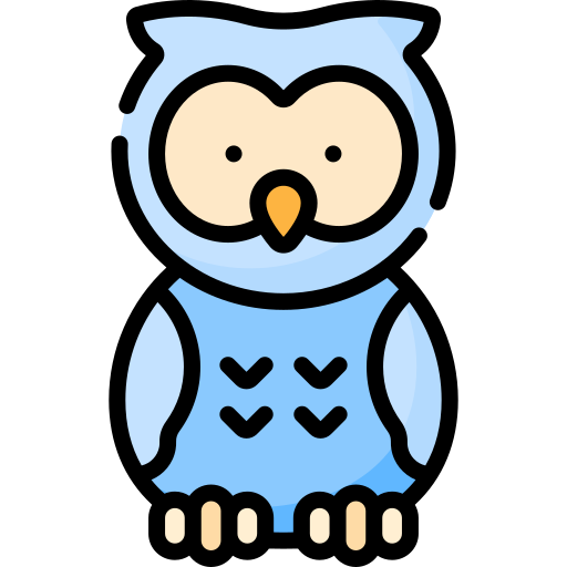 Winter owl Special Lineal color icon