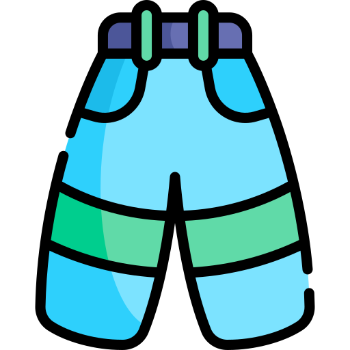 Trousers Kawaii Lineal color icon