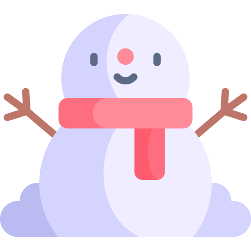 눈사람 Kawaii Flat icon