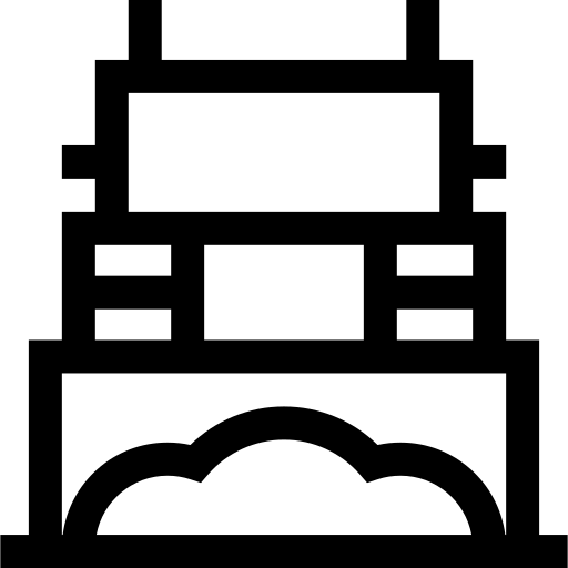 sneeuwploeg Basic Straight Lineal icoon