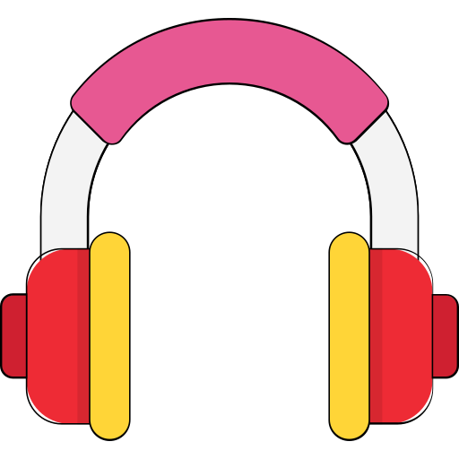 oortelefoons Generic color lineal-color icoon