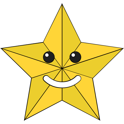 gwiazda dekoracyjna Generic color lineal-color ikona