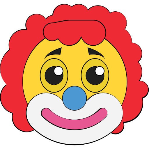clown Generic color lineal-color icona