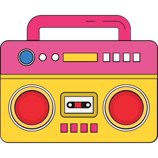 boombox Generic color lineal-color icona