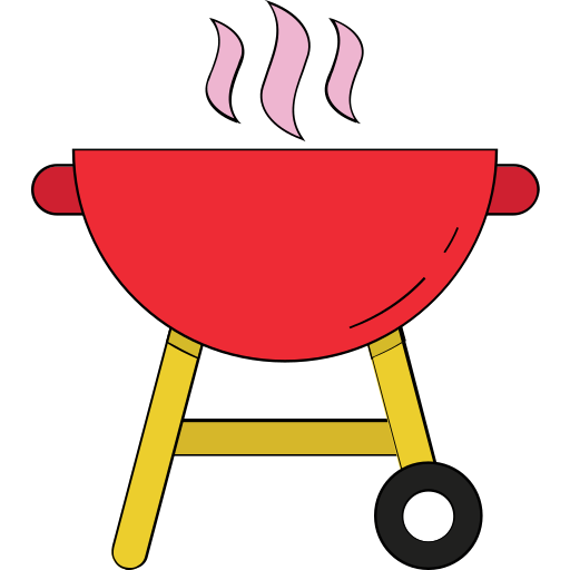 barbecue Generic color lineal-color icoon