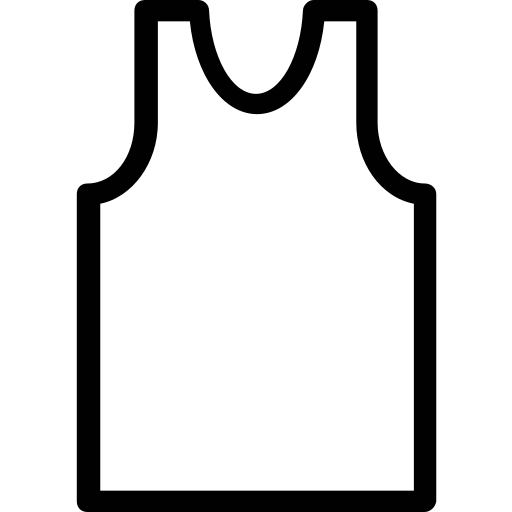 chaleco Generic outline icono