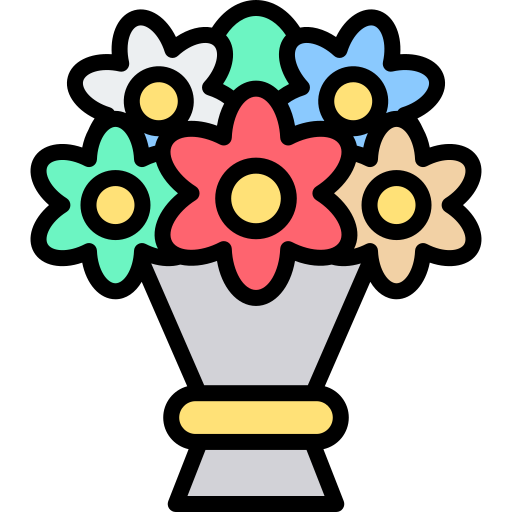 couronnes de fleurs Generic color lineal-color Icône
