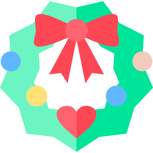Wreaths Generic color fill icon