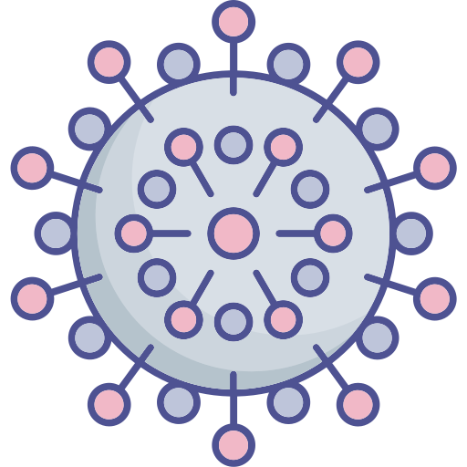 ウイルス Generic color lineal-color icon